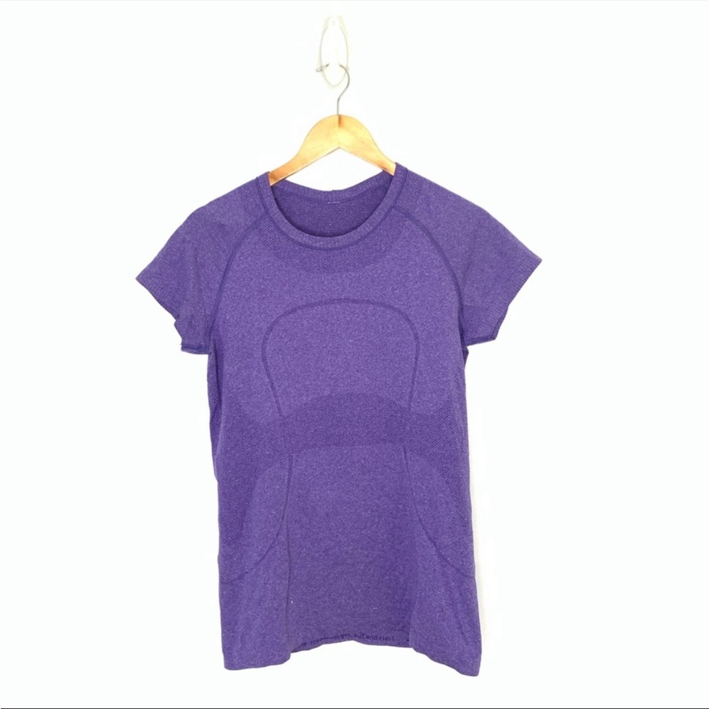 Purple Lululemon swiftly tech shirt